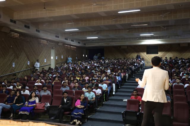 Startup and Career Session with 400+ Students at ADIT University by Founder and COO, Parth Makwana